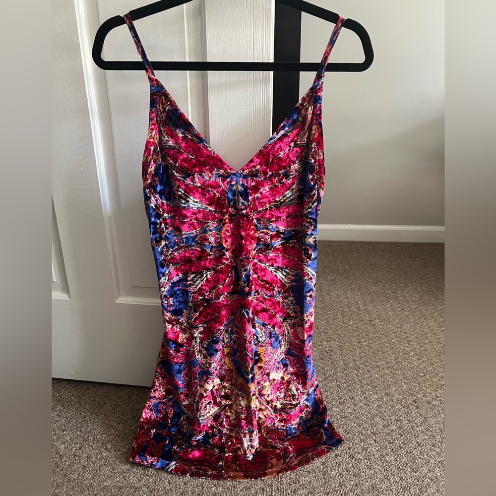 New free people velvet dress size small